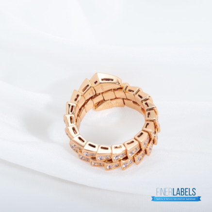 Bvlgari Serpenti Viper Two-Coil Ring