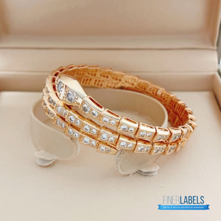 Bvlgari Serpenti Viper Two-Coil Bracelet