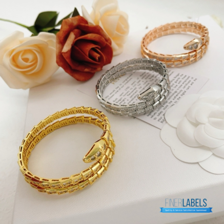 Bvlgari Serpenti Viper Two-Coil Bracelet