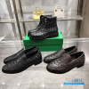 BV James Intrecciato Loafer EU 42 (Black Calfskin Leather)