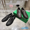 BV James Intrecciato Loafer EU 42 (Black Calfskin Leather)