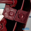 BV Small Andiamo Bag (Barolo Dark Burgundy Intrecciato Lambskin)
