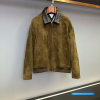 BV Suede Leather Blouson Jacket