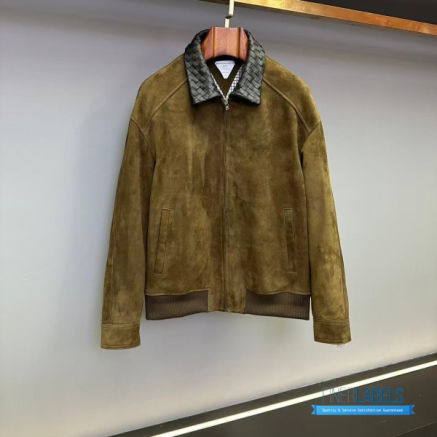 BV Suede Leather Blouson Jacket