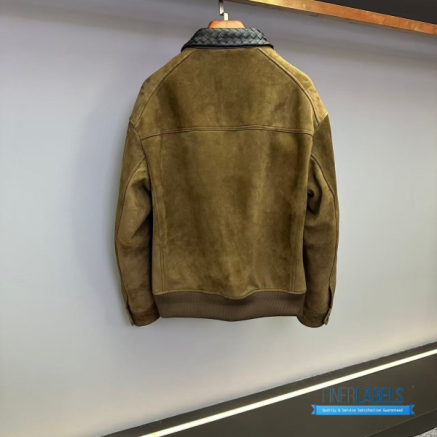BV Suede Leather Blouson Jacket