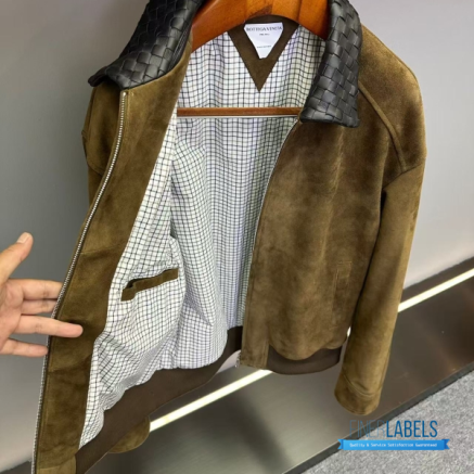 BV Suede Leather Blouson Jacket