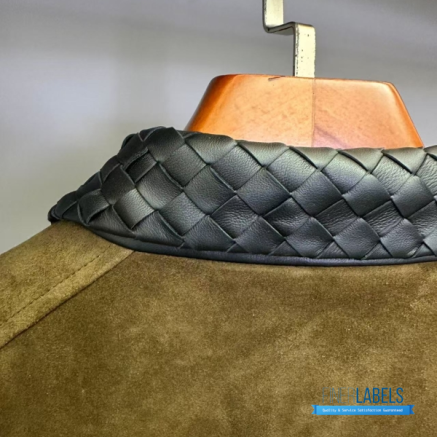 BV Suede Leather Blouson Jacket
