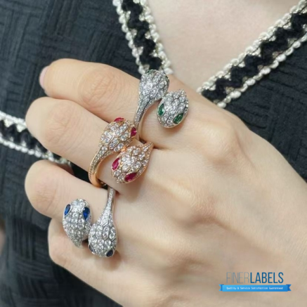 Bvlgari Serpenti Seduttori Double-Head Ring 