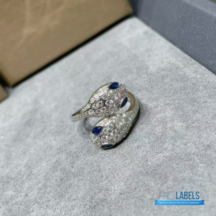 Bvlgari Serpenti Seduttori Double-Head Ring 
