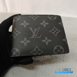 QC Louis Vuitton Monogram Eclipse Slender Wallet