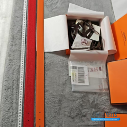 QC Hermès Reversible Belt a Gold Chaine d'Ancre Buckle