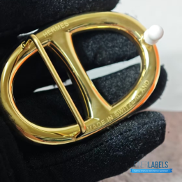 QC Hermès Reversible Belt a Gold Chaine d'Ancre Buckle