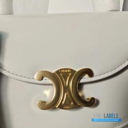 QC Celine Mini Besace Clea Bag in Shiny Calfskin Leather