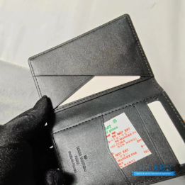 QC Louis Vuitton Pocket Organizer Black Monogram