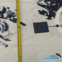 QC Louis Vuitton White Plant Flower Embroidery T-shirt