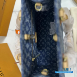 QC Louis Vuitton OnTheGo PM in Monogram Denim