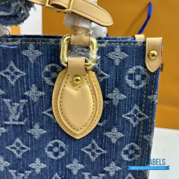 QC Louis Vuitton OnTheGo PM in Monogram Denim