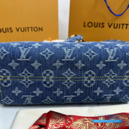 QC Louis Vuitton OnTheGo PM in Monogram Denim