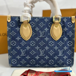 QC Louis Vuitton OnTheGo PM in Monogram Denim