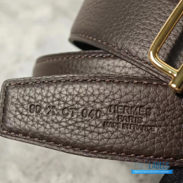 QC Hermès H Buckle Reversible Belt