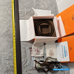 QC Hermès H Buckle Reversible Belt