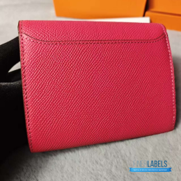 QC Hermès Constance Wallet Pink