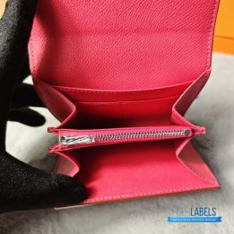 QC Hermès Constance Wallet Pink