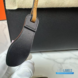 QC Hermes Kelly 25 Bag Black