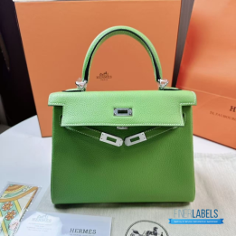 QC Hermes Kelly 25 Green