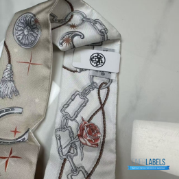 QC Hermès C'est la Fête Twilly Scarf
