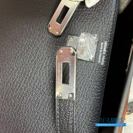 QC Hermes Goatskin Kelly 20 (Mini Black)
