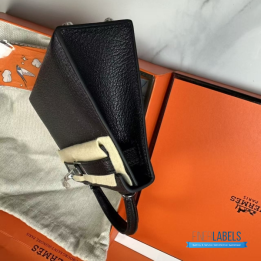 QC Hermes Goatskin Kelly 20 (Mini Black)
