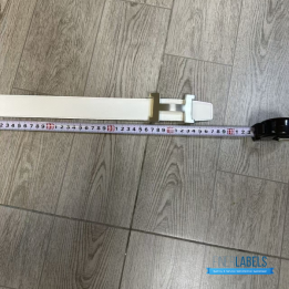 QC Hermès Constance H Belt White and Black