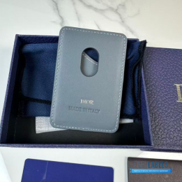 QC Christian Dior Saddle Magnetic Card Holder