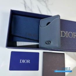 QC Christian Dior Saddle Magnetic Card Holder