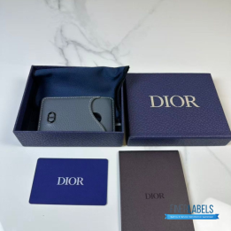 QC Christian Dior Saddle Magnetic Card Holder