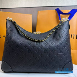QC LV Boulogne Shoulder Bag (Black)