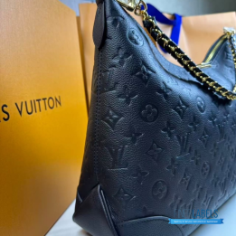 QC LV Boulogne Shoulder Bag (Black)