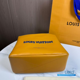 QC LV Mini Shopper Tote in Saffron Yellow