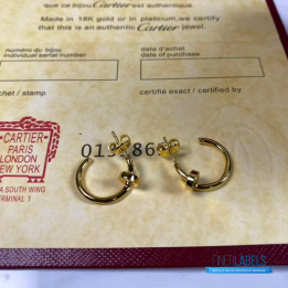 QC Cartier Juste un Clou Hoop Earrings
