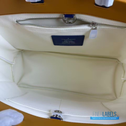 QC LV MM Shopper Tote in Saffron Yellow
