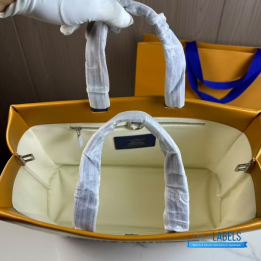 QC LV MM Shopper Tote in Saffron Yellow