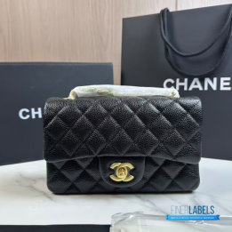 QC Chanel Classic Mini Rectangular Flap Bag (caviar)