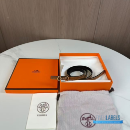 QC Hermès Heritage reversible leather belt