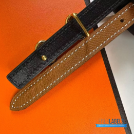 QC Hermès Heritage reversible leather belt