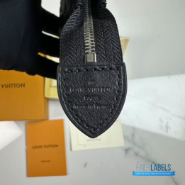 QC LV Monogram Shadow leather card holder